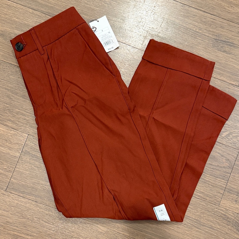 Rust Red casual Pants